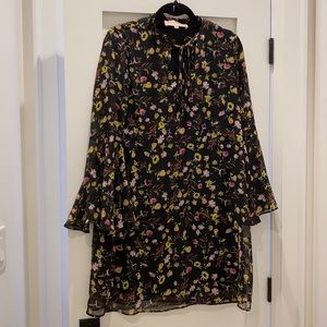 Philosophy Flower Dress with Bell Sleeves